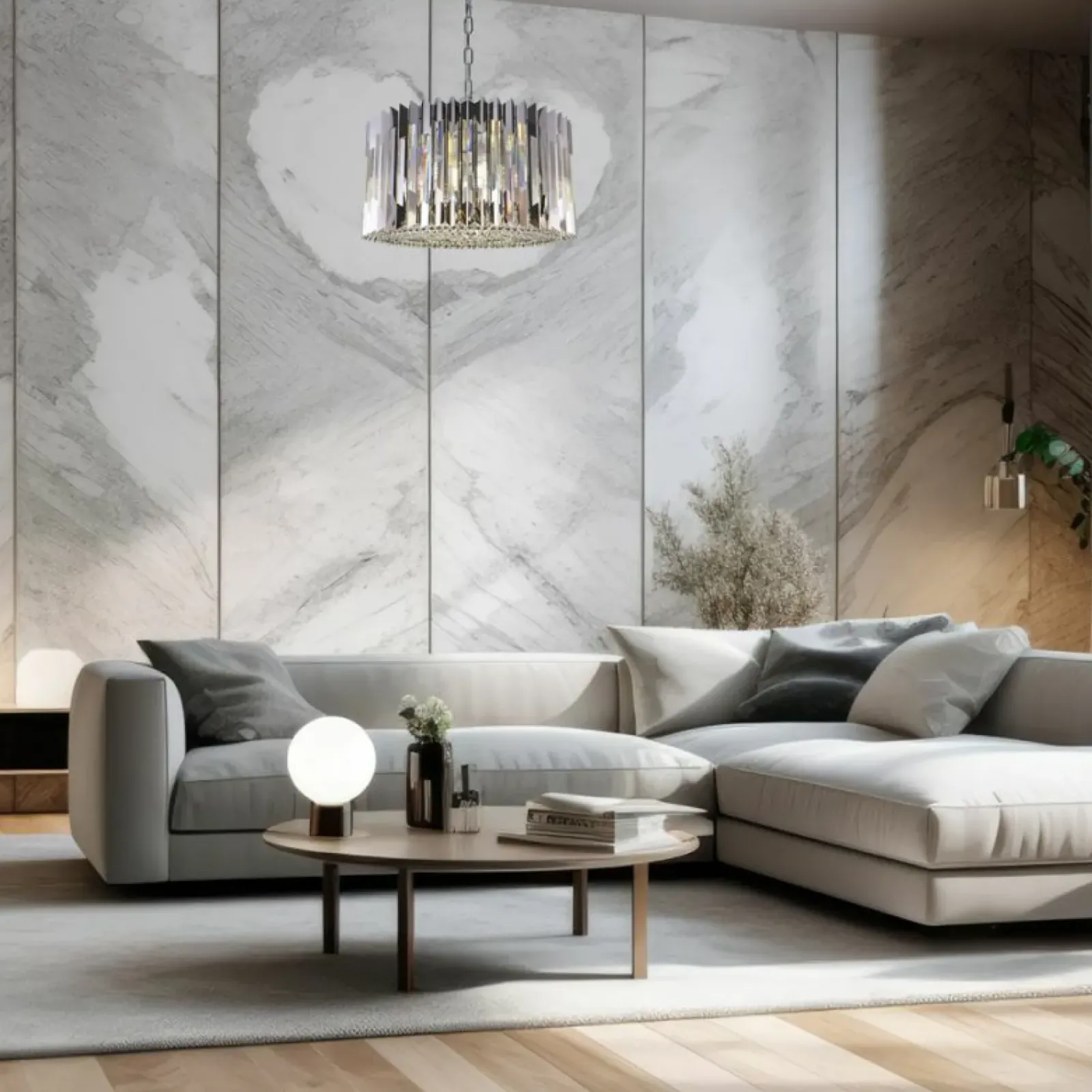 Sklep Kaja Nietuzinkowa, kryształowa lampa wisząca do salonu ML0396 RITZ | Kaja Outlet