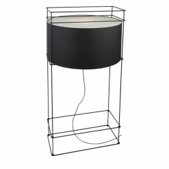 Sklep Kaja Nietuzinkowa lampa podłogowa - czarny 150cm ANT 9029 PAA | Kaja* Lampy Podłogowe Z Abażurem