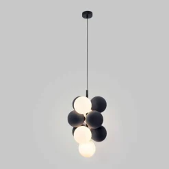 Sklep Kaja Nietuzinkowa lampa wisząca, kolorowe kule ABR-GRAPPA--S VINO | Kaja Best Sale