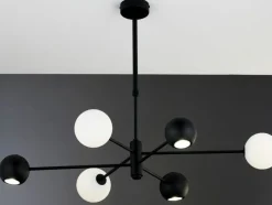 Sklep Kaja Nietuzinkowa lampa wisząca do salonu JUP 1997 MO6 CZ BI MOKA | Kaja Discount