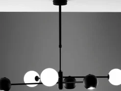 Sklep Kaja Nietuzinkowa lampa wisząca do salonu JUP 1997 MO6 CZ BI MOKA | Kaja Discount