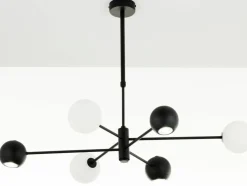 Sklep Kaja Nietuzinkowa lampa wisząca do salonu JUP 1997 MO6 CZ BI MOKA | Kaja Discount