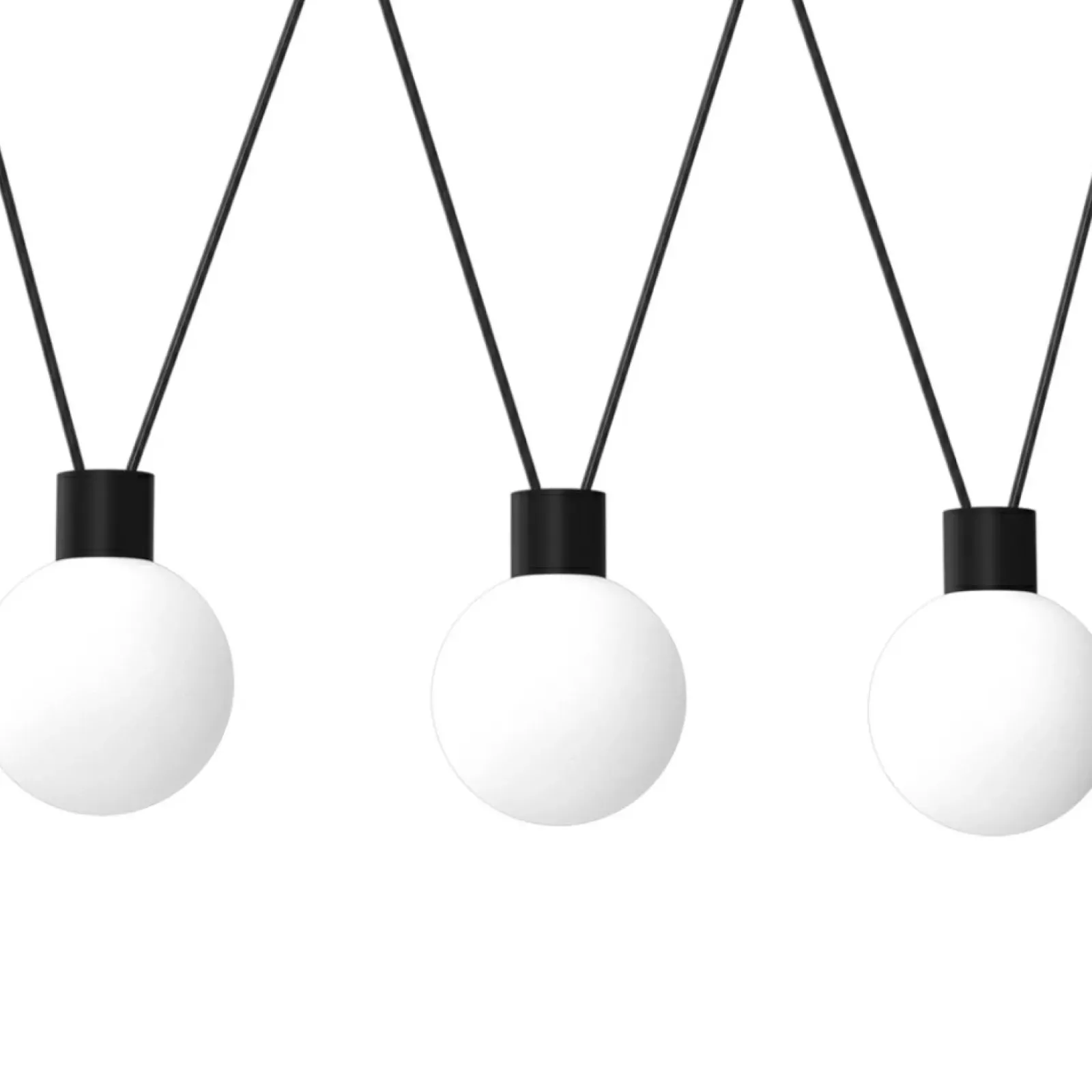 Sklep Kaja Nietuzinkowa lampa wisząca z trzema kloszami MLP8818 z serii CAP Outlet
