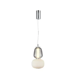 Sklep Kaja Nietuzinkowa, ledowa lampa wisząca PND-98374-18W-CH ERIS | Kaja Discount