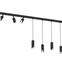 Sklep Kaja Nietuzinkowa listwa z reflektorami i zwisami LX 9647 SHIFT | Kaja Shop
