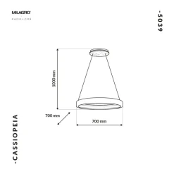 Sklep Kaja Nietuzinkowa, marmurowa lampa wisząca MZ5039 CASSIOPEIA | Kaja Shop