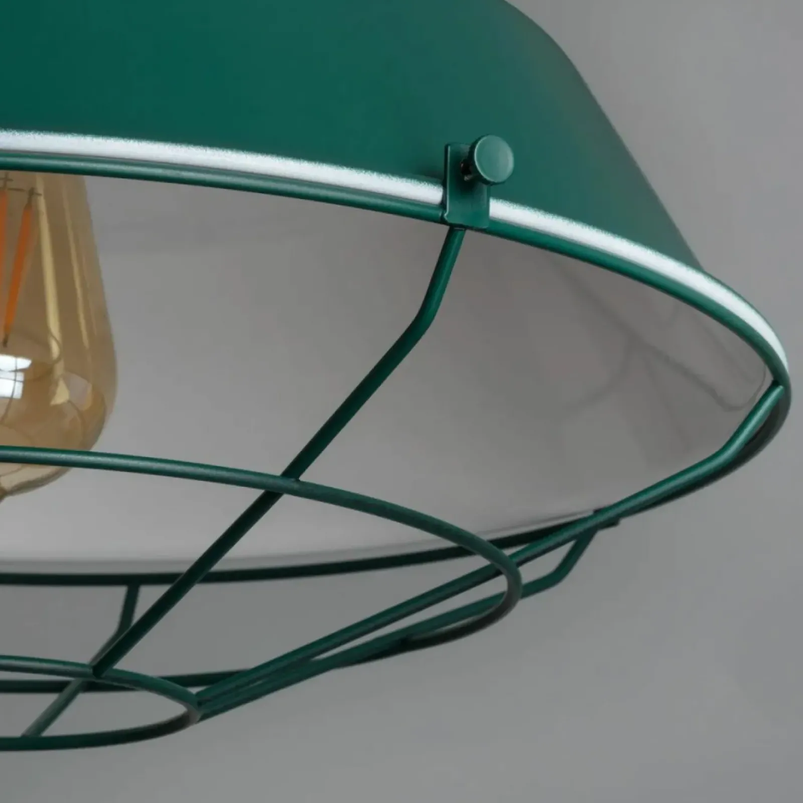 Sklep Kaja Nietuzinkowa, zielona lampa do kuchni ABR-RRP-Z-E27 RETRO | Kaja zielony Cheap