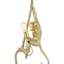 Sklep Kaja Nietuzinkowa, złota lampa wisząca małpa ABR-KAR-G MONKEY | Kaja złoty Sale