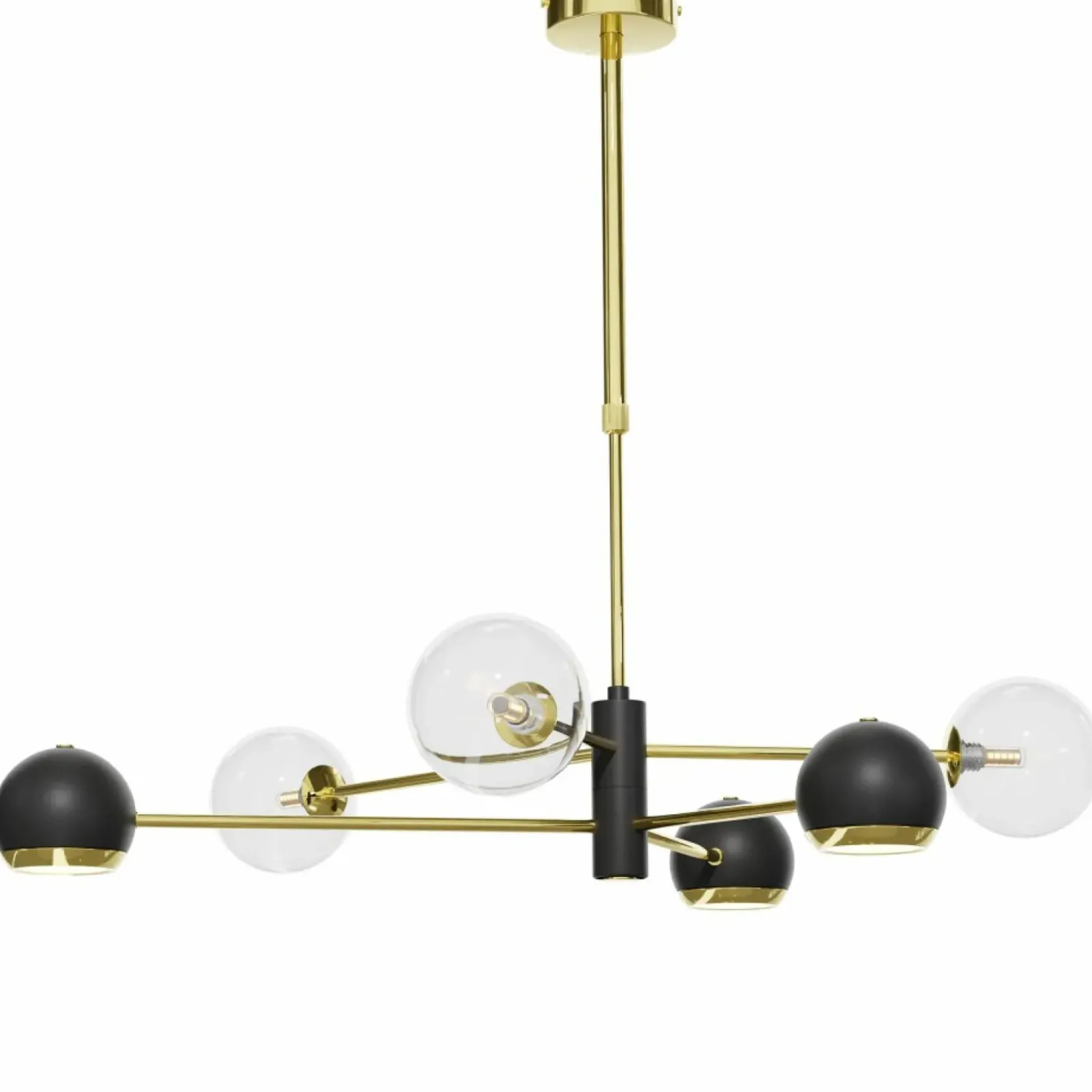 Sklep Kaja Nietuzinkowa, złota lampa wisząca do salonu JUP 1967 MOKA | Kaja Shop