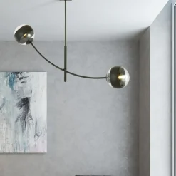 Sklep Kaja Nietypowa lampa sufitowa z dwoma kloszami 1101/2 HUNTER | Kaja Online