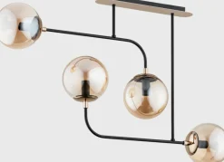 Sklep Kaja Nietypowa lampa sufitowa z 4 szklanymi kloszami AL 63043 | Kaja Sale