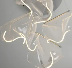 Sklep Kaja Nietypowa lampa wisząca LED ze ściemniaczem MX P0371D SILK | Kaja Best