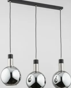 Sklep Kaja Nietypowa lampa wisząca z 3 lustrzanymi kloszami AL 62164 | Kaja Clearance