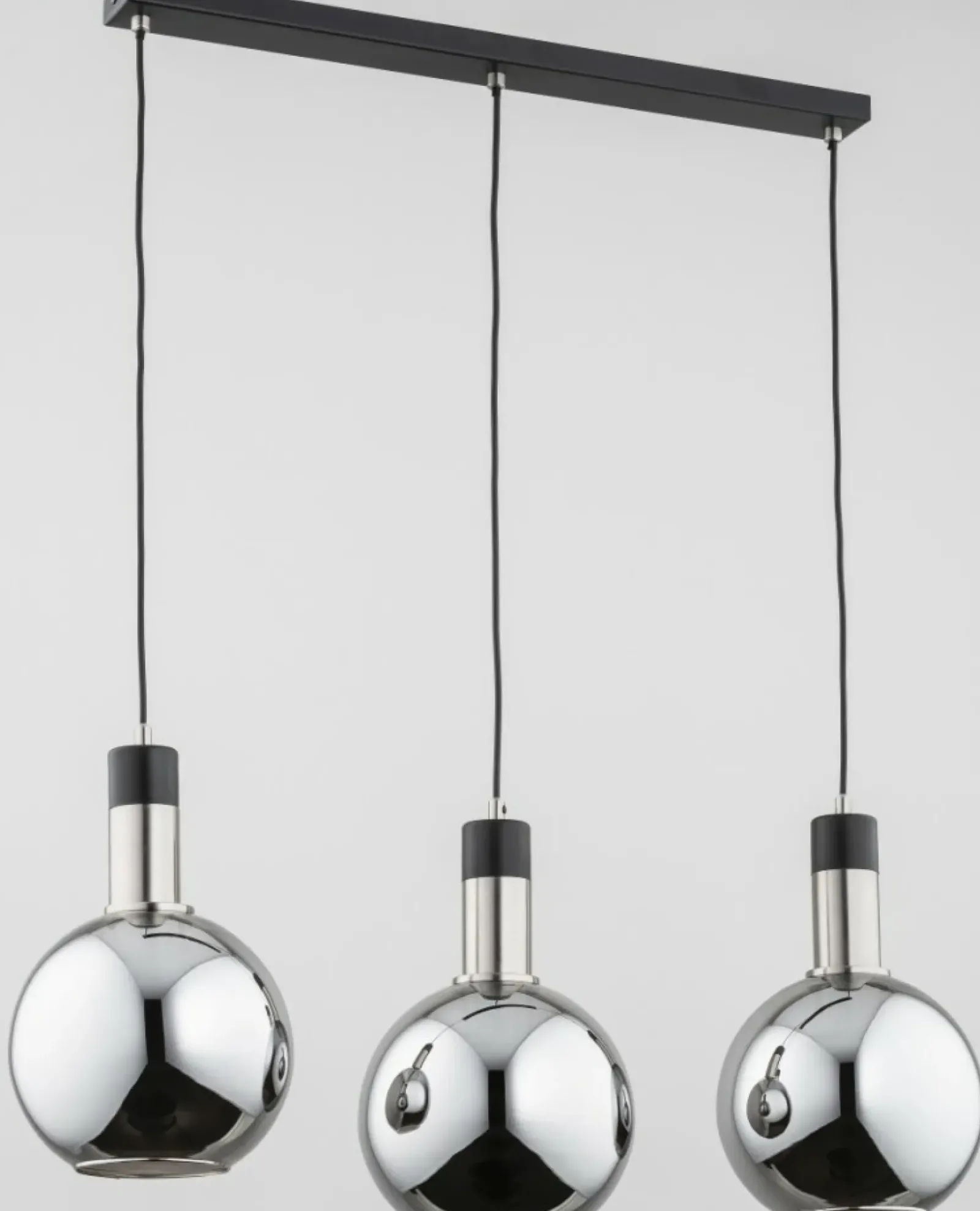 Sklep Kaja Nietypowa lampa wisząca z 3 lustrzanymi kloszami AL 62164 | Kaja Clearance