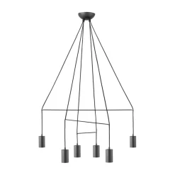 Sklep Kaja Niezwykła lampa wisząca, w kolorze czerni, 9677 | Kaja Oświetlenie czarny Store