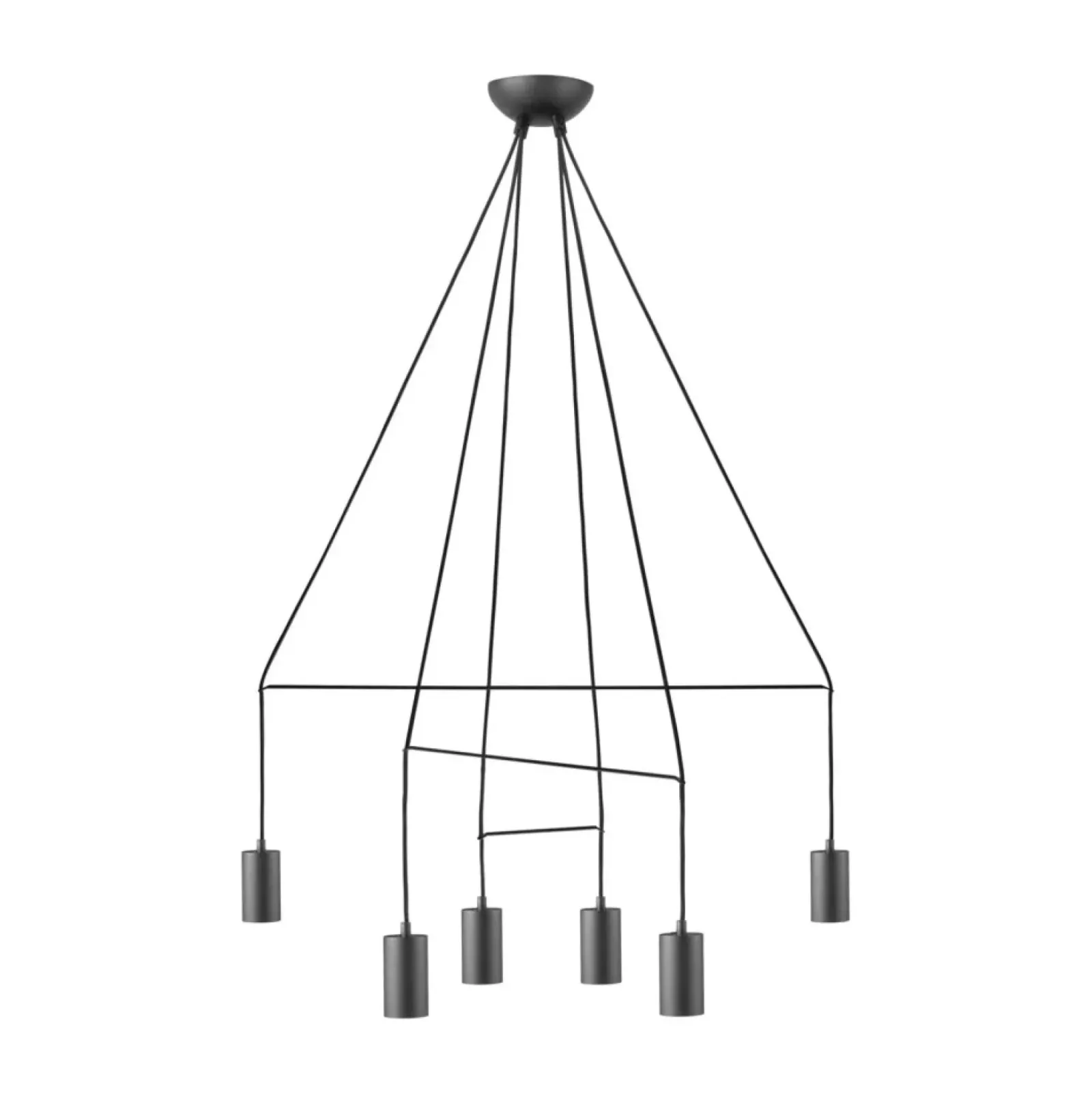 Sklep Kaja Niezwykła lampa wisząca, w kolorze czerni, 9677 | Kaja Oświetlenie czarny Store
