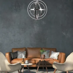 Sklep Kaja Niezwykła lampa wisząca ze wbudowanym LED-em ML6149 z serii COPERNICUS | Kaja Oś chrom Hot