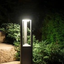 Sklep Kaja Niska lampa ogrodowa stojąca, aluminium GL 11201 z serii FAN | Kaja Oświetlenie* Lampy Ogrodowe Stojące
