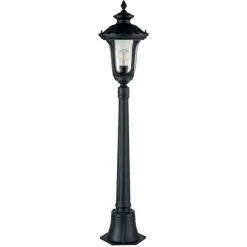 Sklep Kaja Niska lampa ogrodowa, wysokość 115cm CC4-S-BK z serii CHICAGO* Lampy Ogrodowe Stojące