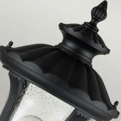 Sklep Kaja Niska lampa ogrodowa, wysokość 115cm CC4-S-BK z serii CHICAGO* Lampy Ogrodowe Stojące