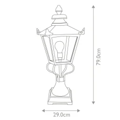 Sklep Kaja Niska lampka ogrodowa, na ścieżkę GN1-BLACK z serii GRAMPIAN* Lampy Ogrodowe Stojące