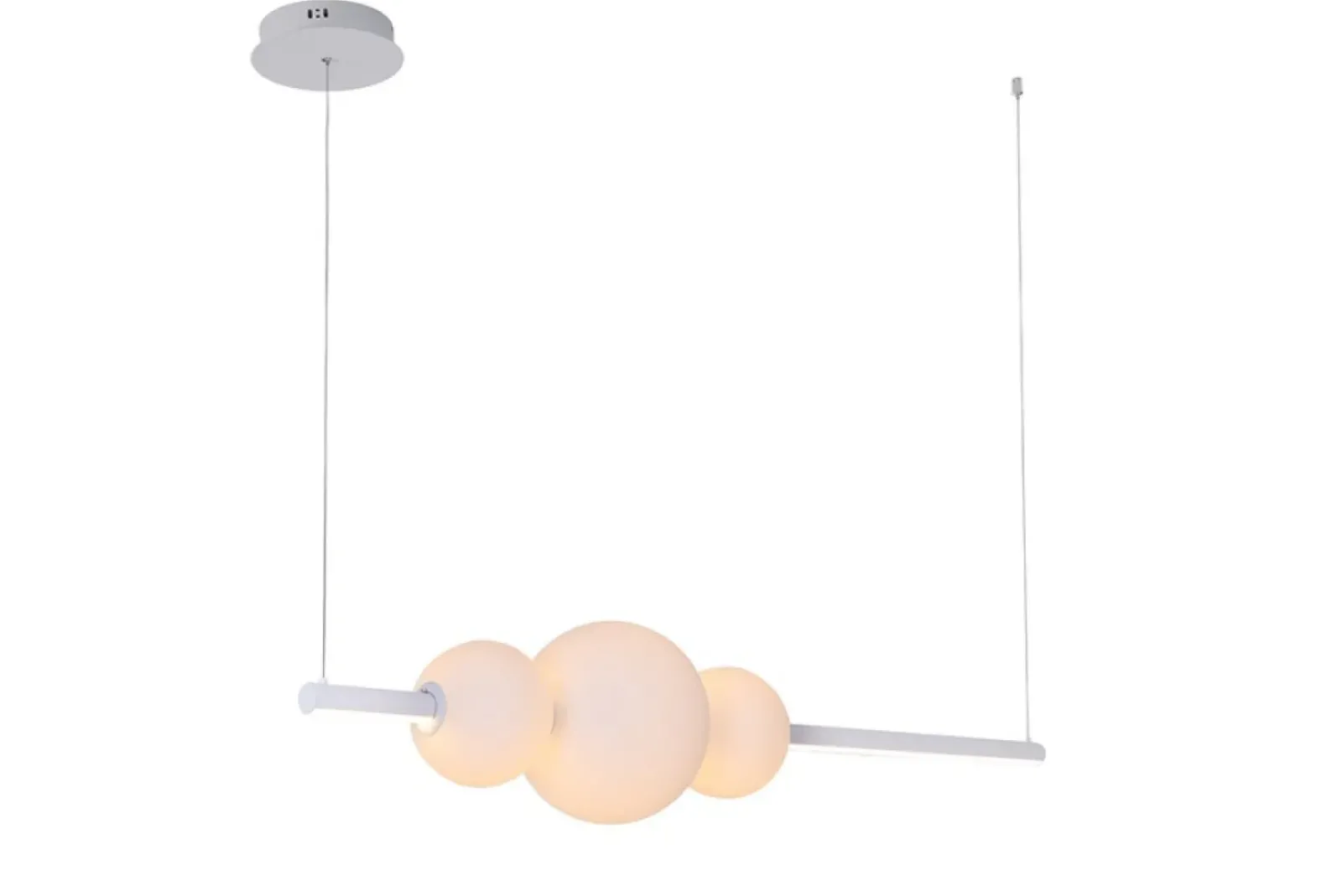 Sklep Kaja Nowoczesna biała lampa wisząca nad stół AZ4426 SANDRA | Kaja biały Flash Sale
