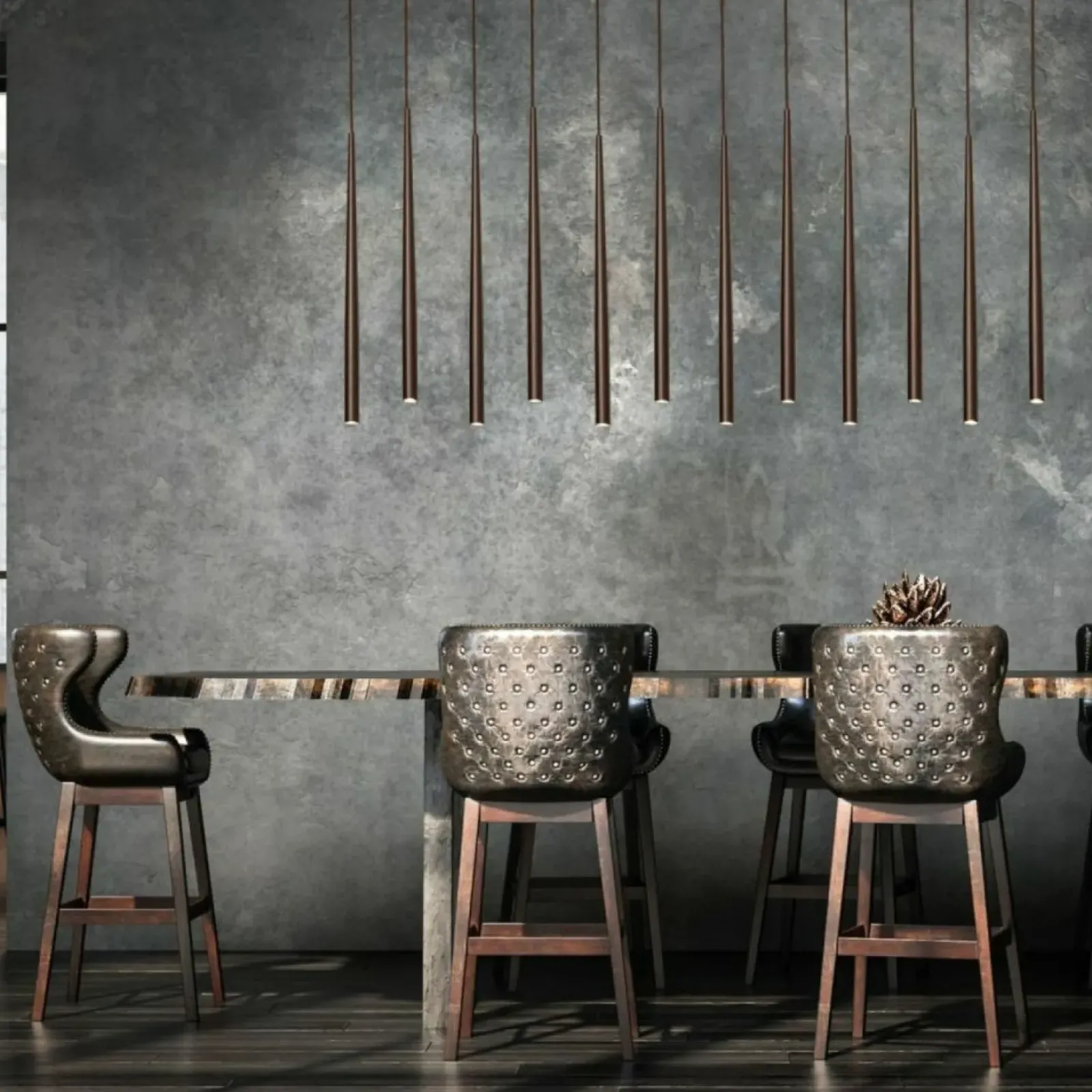 Sklep Kaja Nowoczesna, brązowa lampa nad stół TK 10111 PIANO BROWN | Kaja Cheap