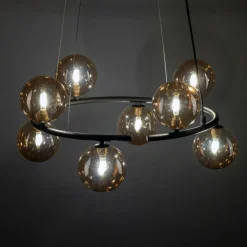 Sklep Kaja Nowoczesna, brązowa lampa wisząca TK 6572 ANABELLE BROWN | Kaja Sale