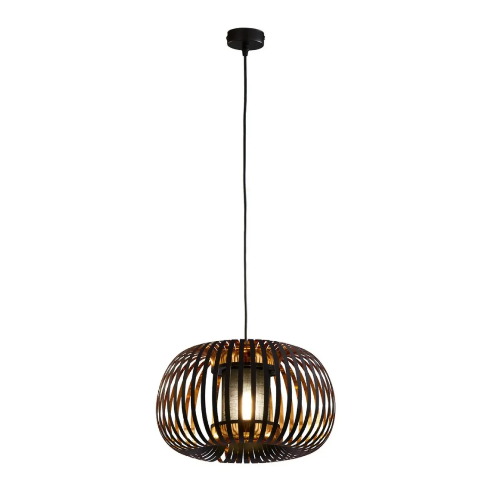 Sklep Kaja Nowoczesna czarna lampa wisząca 51cm TK 6295 ROYAS | Kaja Oświetlenie czarny Sale