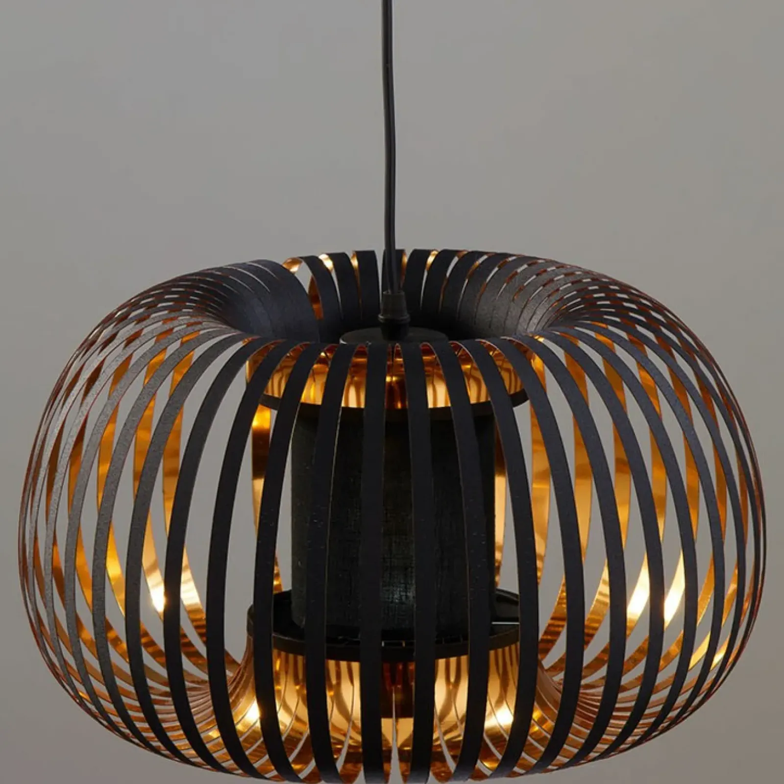 Sklep Kaja Nowoczesna czarna lampa wisząca 51cm TK 6295 ROYAS | Kaja Oświetlenie czarny Sale