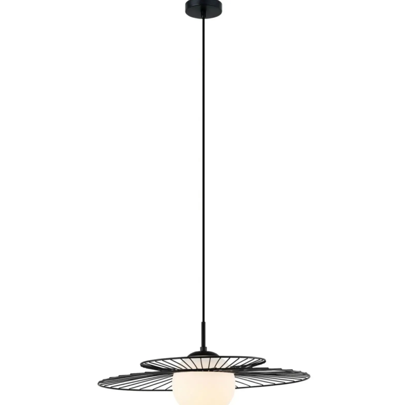 Sklep Kaja Nowoczesna, dekoracyjna lampa wisząca MDM-4000/1 BK SARAH | Kaja Shop