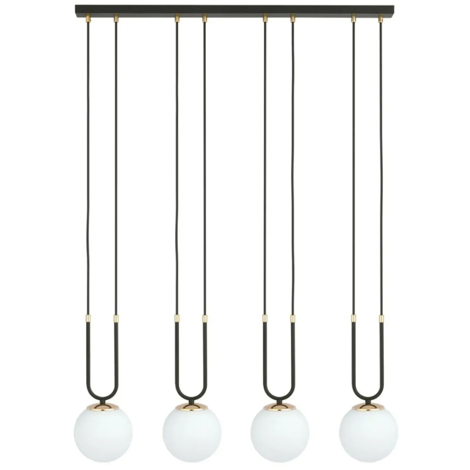 Sklep Kaja Nowoczesna, elegancka lampa wisząca do jadalni 1112/4 z serii GLAM | Kaja Store