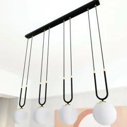 Sklep Kaja Nowoczesna, elegancka lampa wisząca do jadalni 1112/4 z serii GLAM | Kaja Store