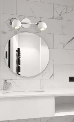 Sklep Kaja Nowoczesna lampa ścienna K-8002/2 WH SALVA WHITE | Kaja Oświetlenie* Reflektory Sufitowe Podłużne - Na Listwie