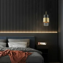 Sklep Kaja Nowoczesna lampa nad blat kuchenny LP-866/1P L SM/GD z serii MIELE Store