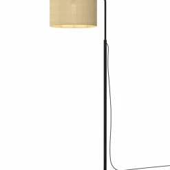 Sklep Kaja Nowoczesna lampa stojąca z abażurem w stylu boho LX 5220 JUTE | Kaja* Lampy Podłogowe Z Abażurem
