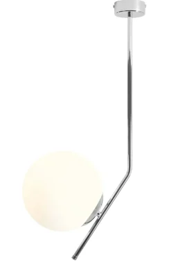 Sklep Kaja Nowoczesna lampa sufitowa z okrągłym kloszem 1095PL_G4 z serii GALLIA* Plafony Nowoczesne