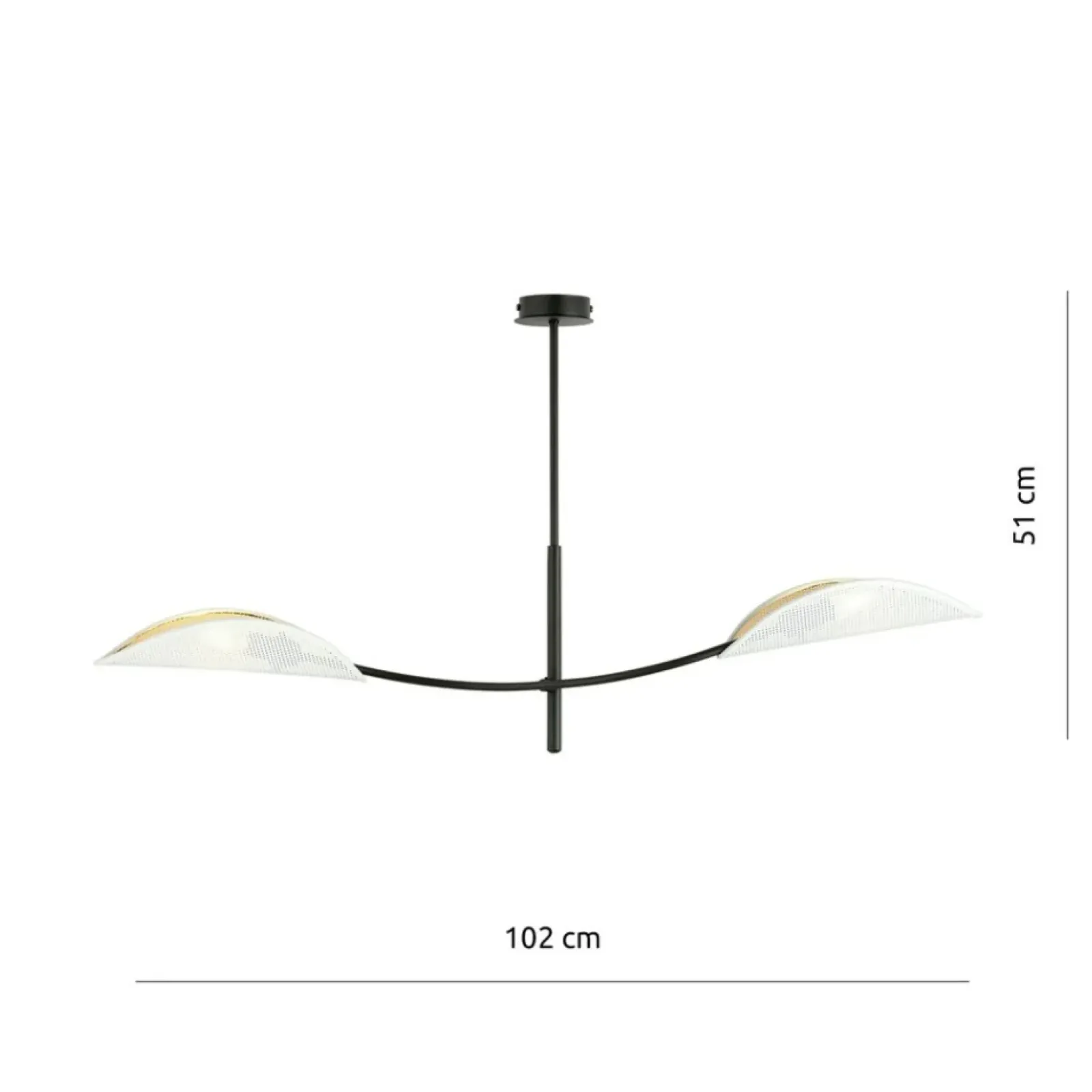 Sklep Kaja Nowoczesna lampa sufitowa do sypialni 1107/2 LOTUS | Kaja Oświetlenie Best Sale