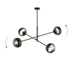 Sklep Kaja Nowoczesna lampa sufitowa z kloszami 1168/4 LINEAR | Kaja Oświetlenie Best Sale