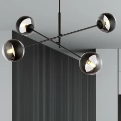 Sklep Kaja Nowoczesna lampa sufitowa z kloszami 1168/4 LINEAR | Kaja Oświetlenie Best Sale