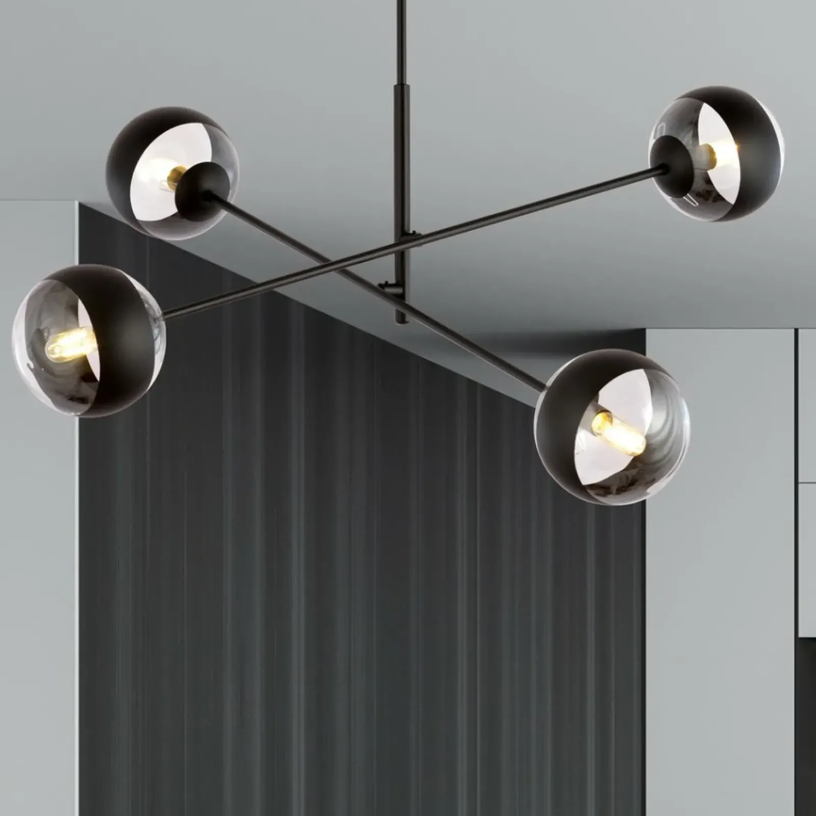 Sklep Kaja Nowoczesna lampa sufitowa z kloszami 1168/4 LINEAR | Kaja Oświetlenie Best Sale