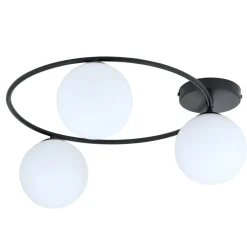 Sklep Kaja Nowoczesna lampa sufitowa do sypialni 1257/3 z serii SOPRA | Kaja Fashion