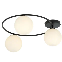 Sklep Kaja Nowoczesna lampa sufitowa do sypialni 1257/3 z serii SOPRA | Kaja Fashion