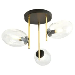 Sklep Kaja Nowoczesna lampa sufitowa ze zotymi elementami 1273/3 z serii ARGO Outlet