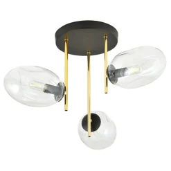 Sklep Kaja Nowoczesna lampa sufitowa ze zotymi elementami 1273/3 z serii ARGO Outlet