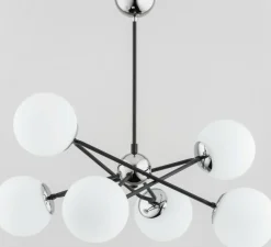 Sklep Kaja Nowoczesna lampa sufitowa z elementami z chromu AL 63114 | Kaja Best