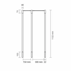 Sklep Kaja Nowoczesna lampa sufitowa, długie tuby 110cm ANT 9004 ALHA N | Kaja Cheap