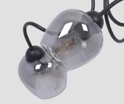 Sklep Kaja Nowoczesna lampa sufitowa, grafitowe klosze na E27 K-5195 z serii SARA Clearance