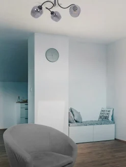 Sklep Kaja Nowoczesna lampa sufitowa, grafitowe klosze na E27 K-5195 z serii SARA Clearance