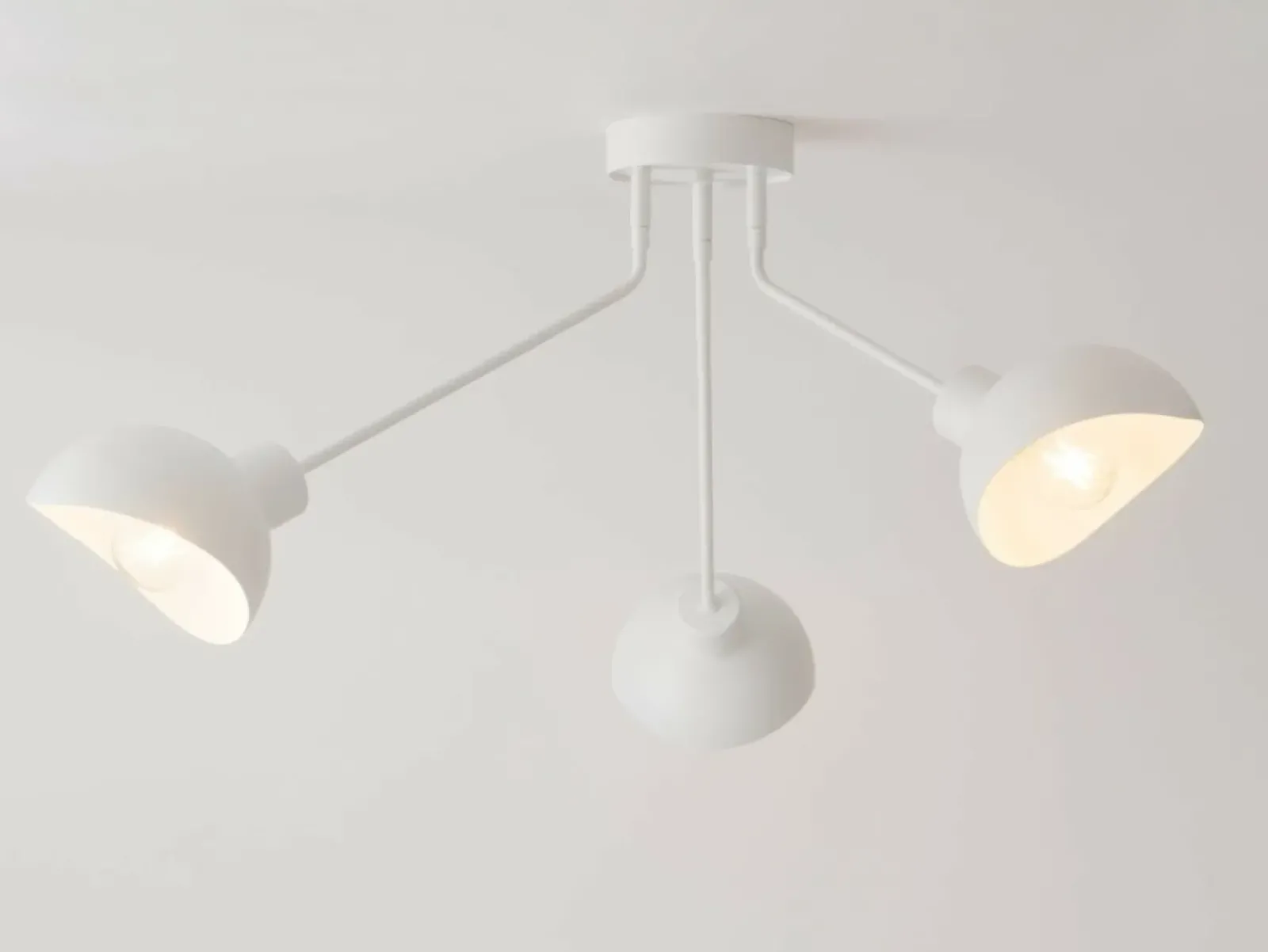 Sklep Kaja Nowoczesna lampa sufitowa z metalowymi kloszami SIG 32432 - ROY B biały Clearance